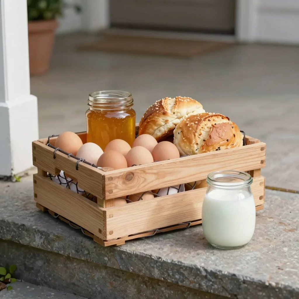 Farm-Fresh Breakfast Basket Delivery